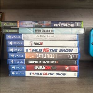 PlayStation and Xbox games